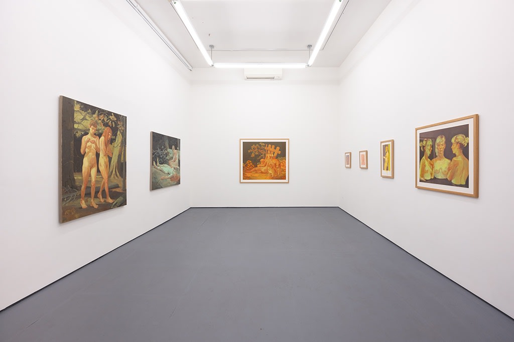 Installation view of Rachel Gregor's exhibition 