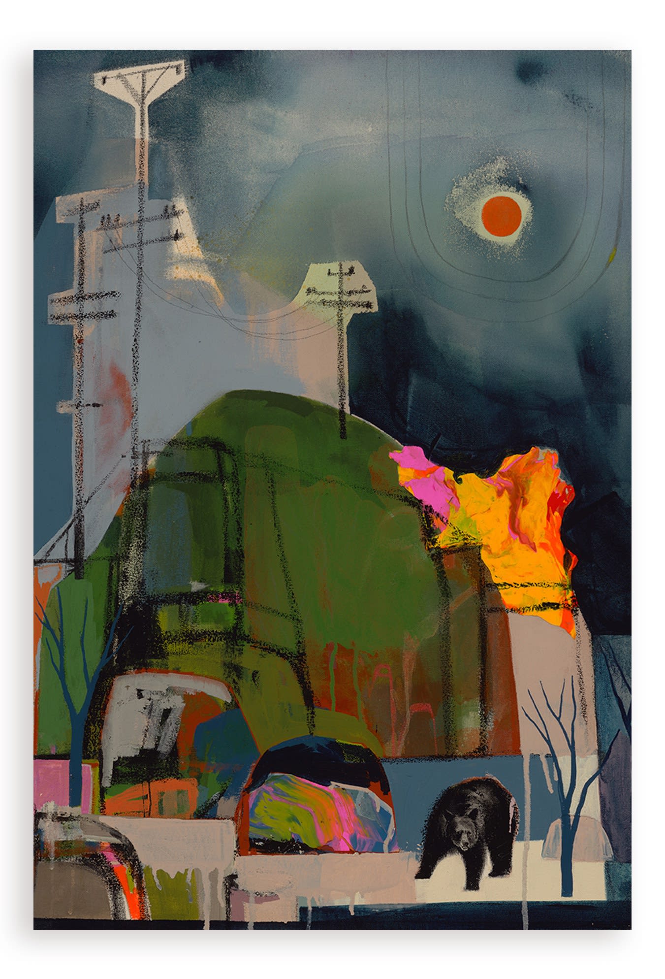 Limited edition postcard featuring Seonna Hong's painting 