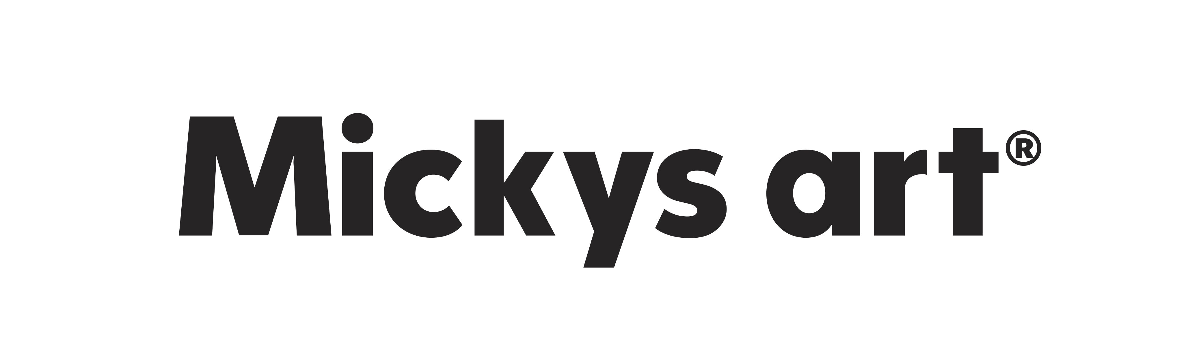 Mickys art company logo