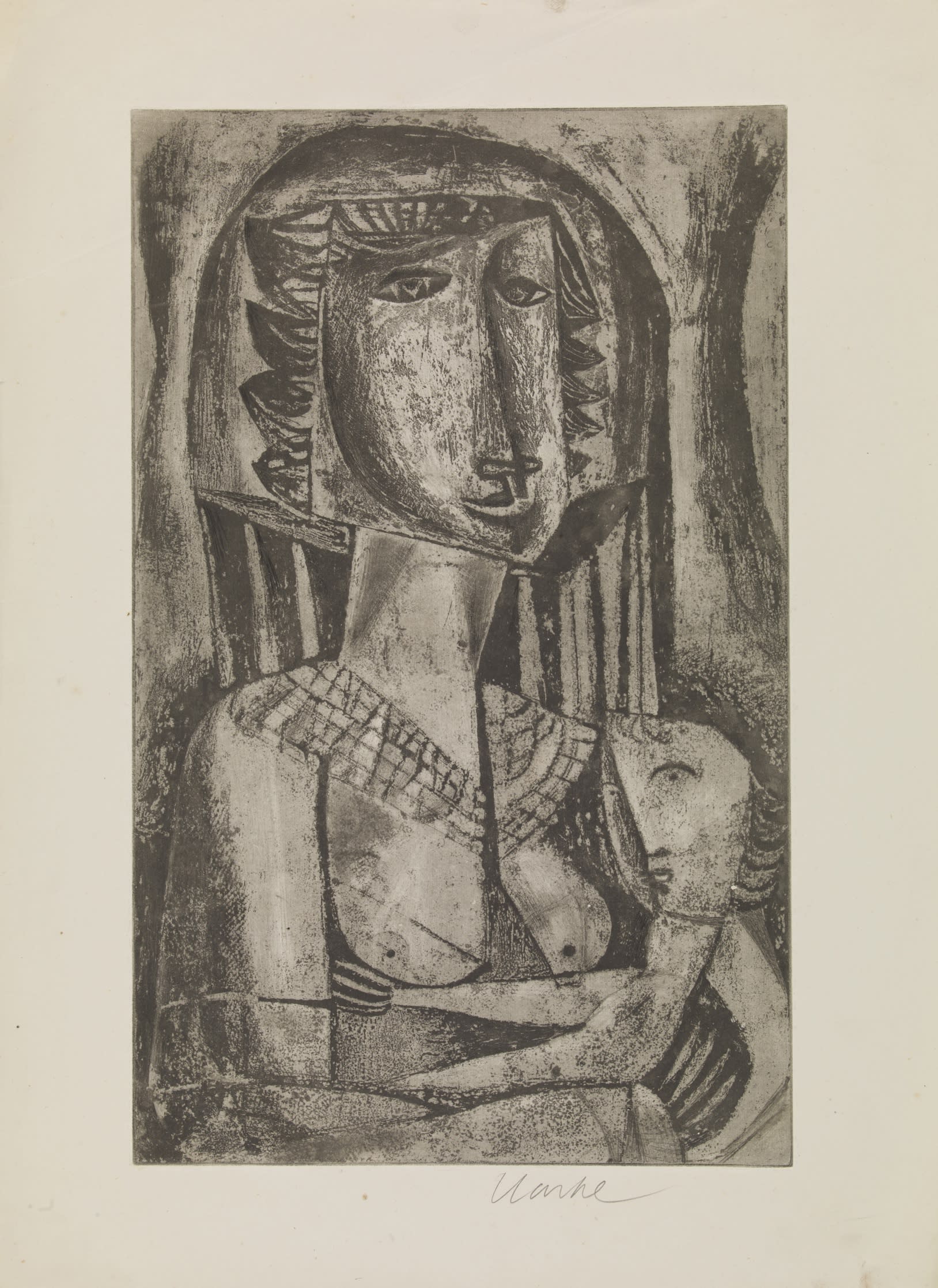 Geoffrey Clarke, Mother and Child, 1949, Edition of 20