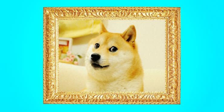 Doge, the image of an excited-looking Shiba Inu considered one of the internet's most iconic and renown memes