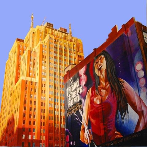 Liberty City NYC Mural - Peter Rocklin