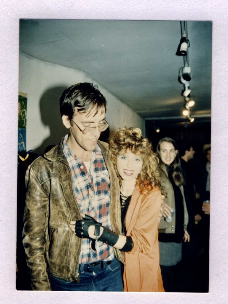 Judy with David Wojnarowicz