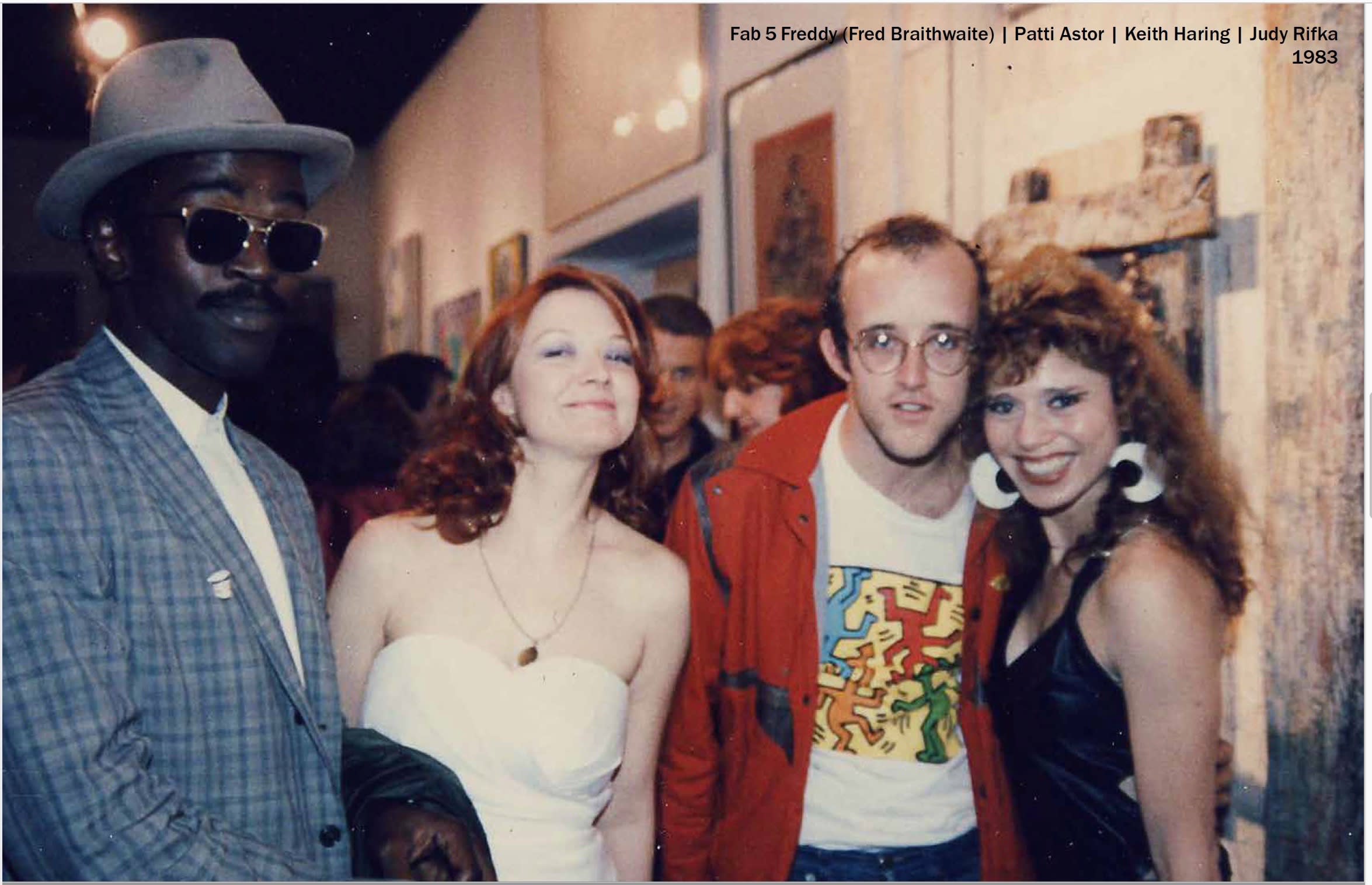 Judy Fab 5 Freddy Patti Astor Keith Haring