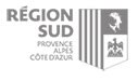 Logo de la Région Sud, partenaire de l'atelier de sérigraphie d'art TCHIKEBE à Marseille