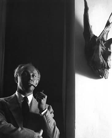 Enrico Donati in his studio, c. 1950