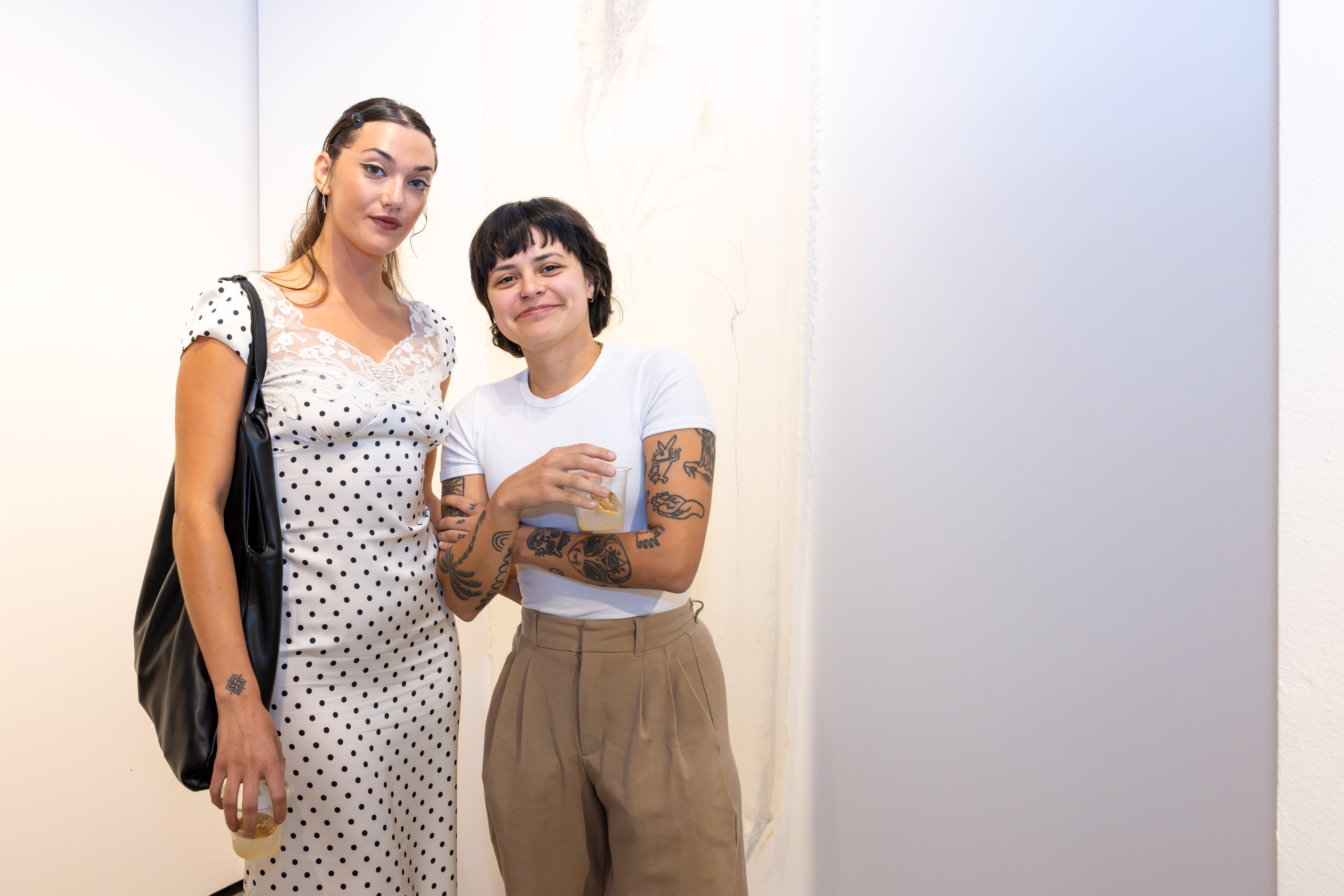 two women posing