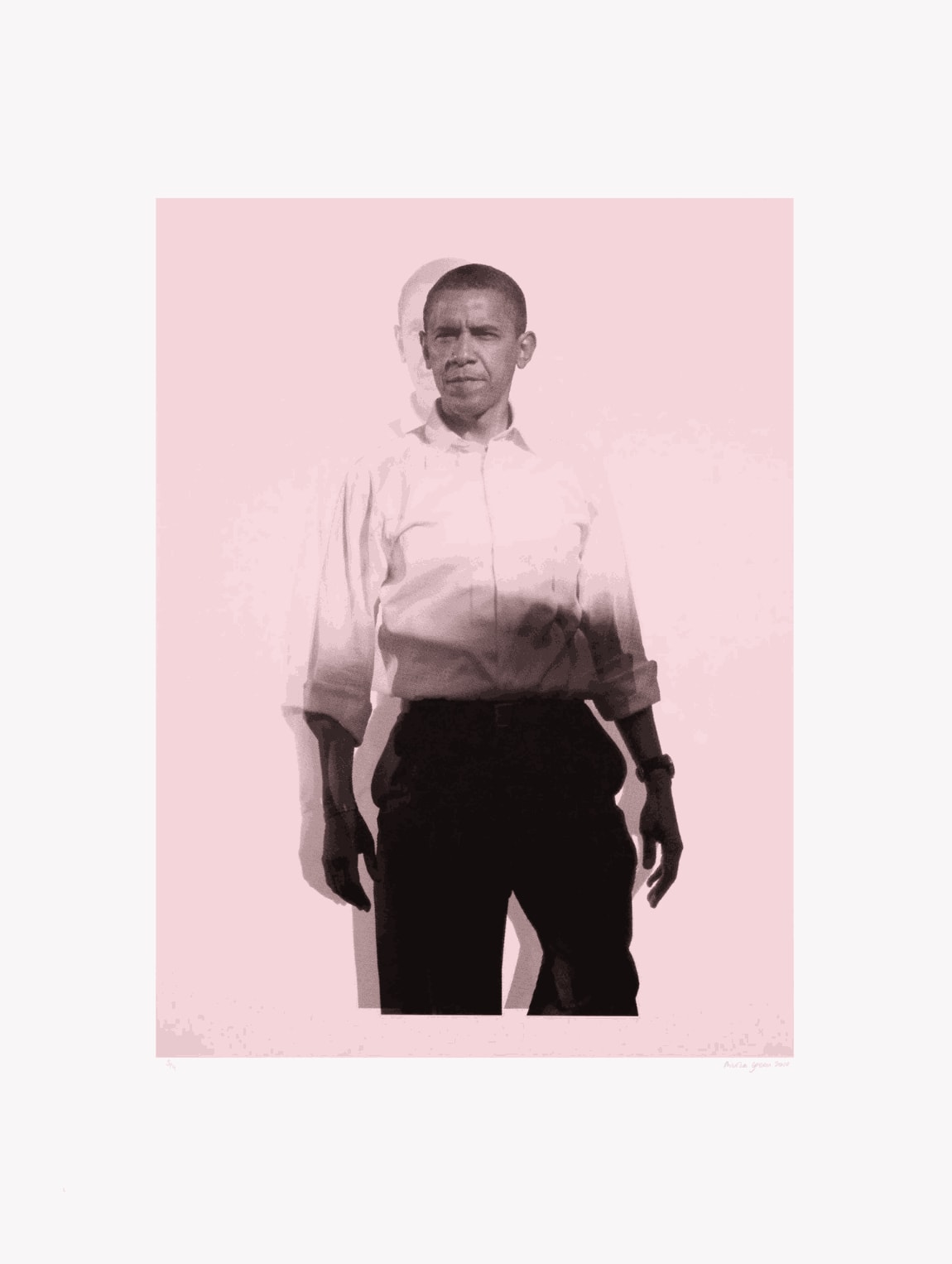 Nicola Green, Obama, Pink, 2010