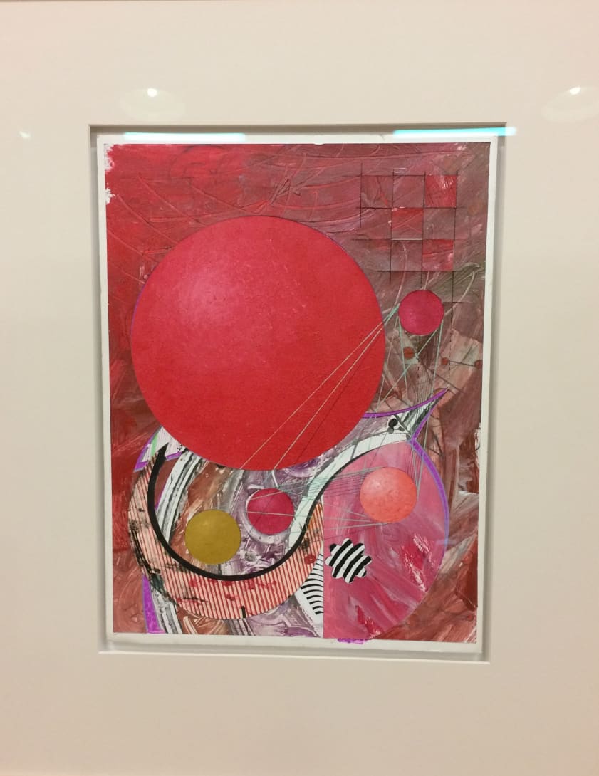Robert Reed Galactic Journal, Untitled #1282001 Collage - Acrylic and marker on paper on foam board Unframed: 50.8 x 38.1...