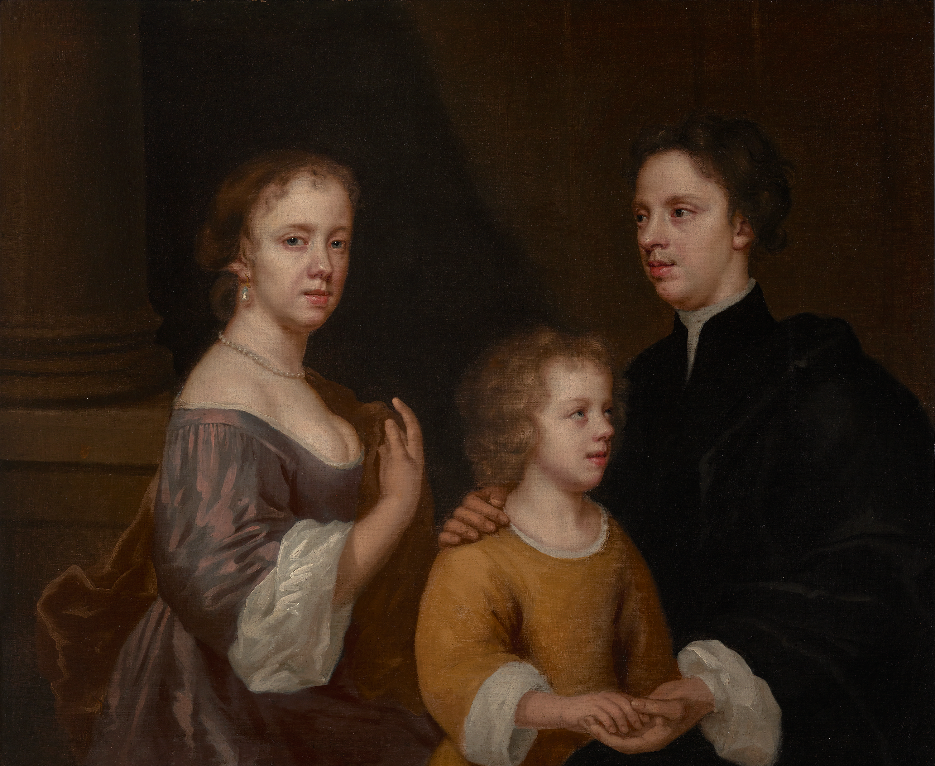 mary beale portrait with husband and son