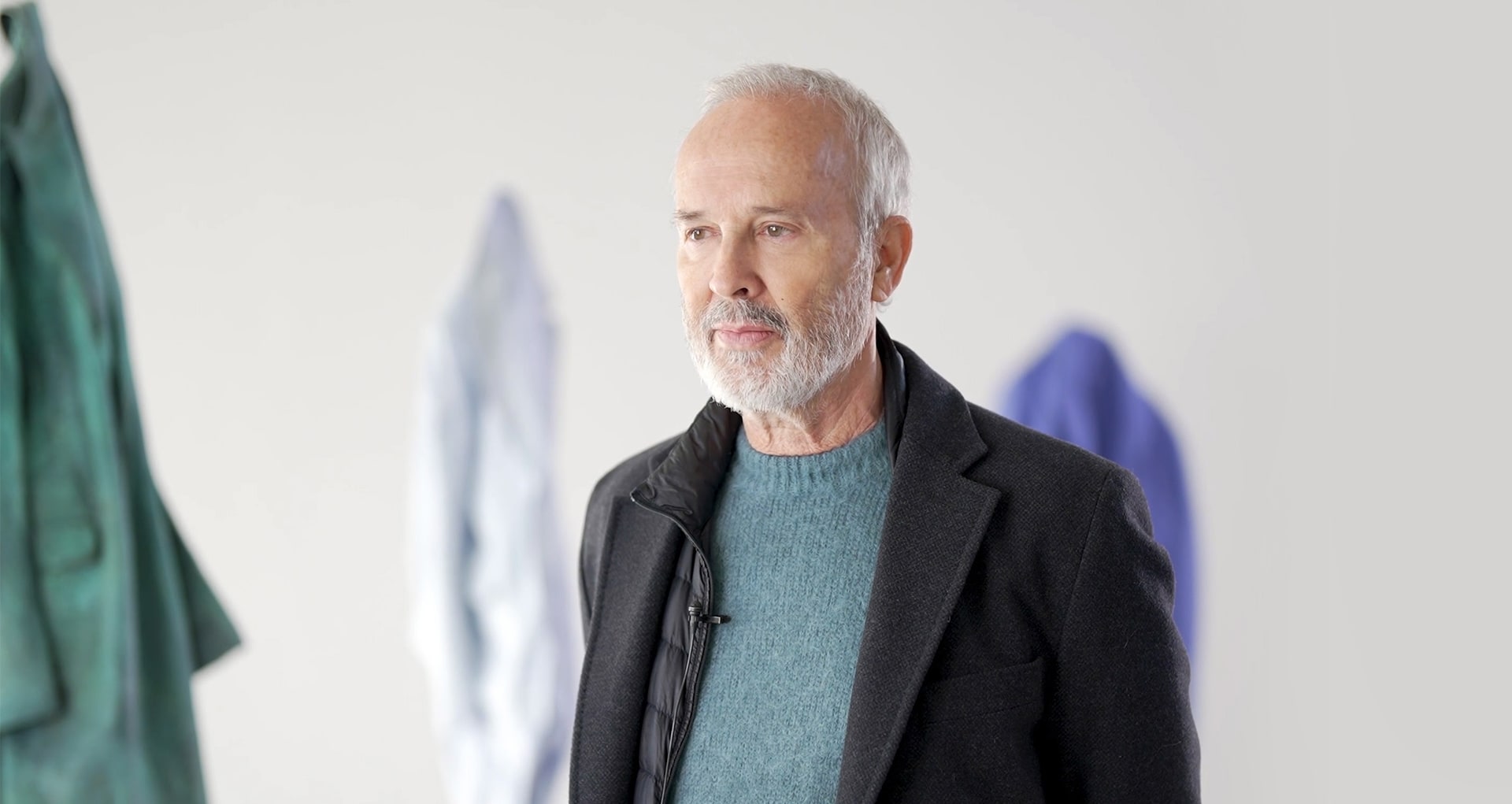 Watch the artist speak about the exhibition