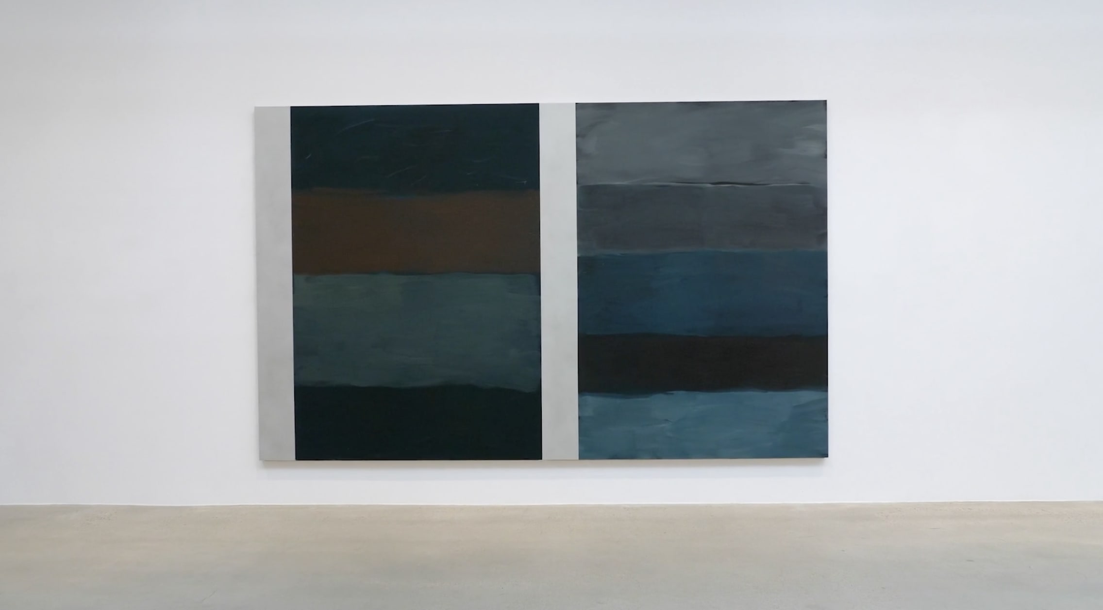 Since 2016, Scully has taken to painting on both aluminium and copper. Responding to paint in different ways, each support...