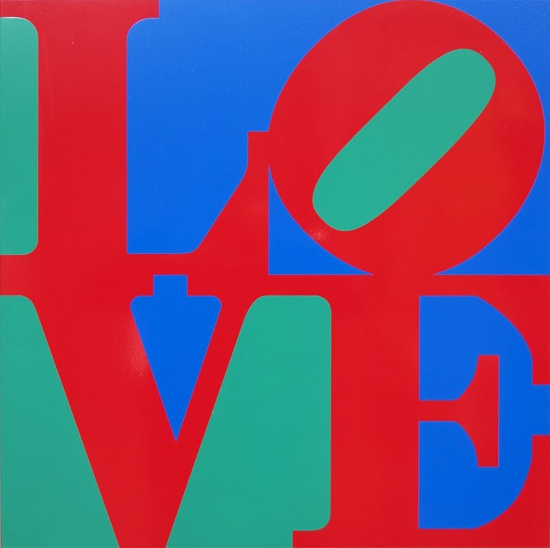 Robert Indiana's "Book of LOVE (Red/Blue/Green)"