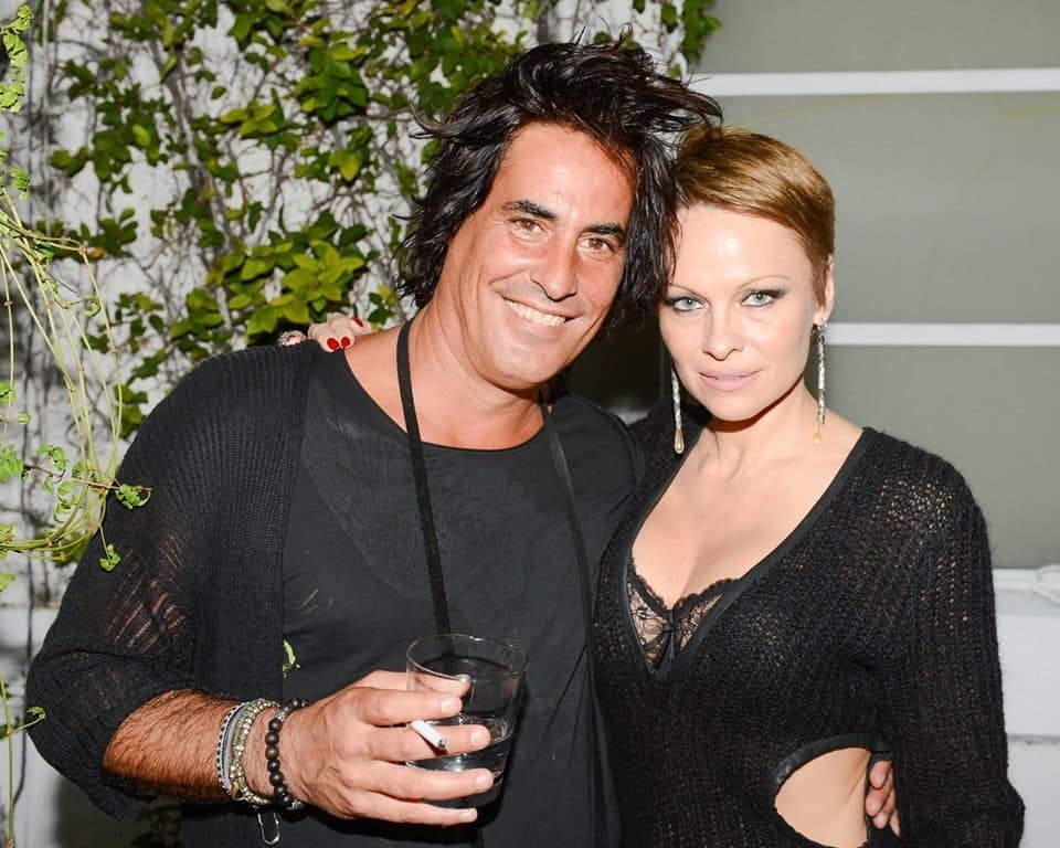 Fine art photographer Raphael Mazzucco with actress Pamela Anderson