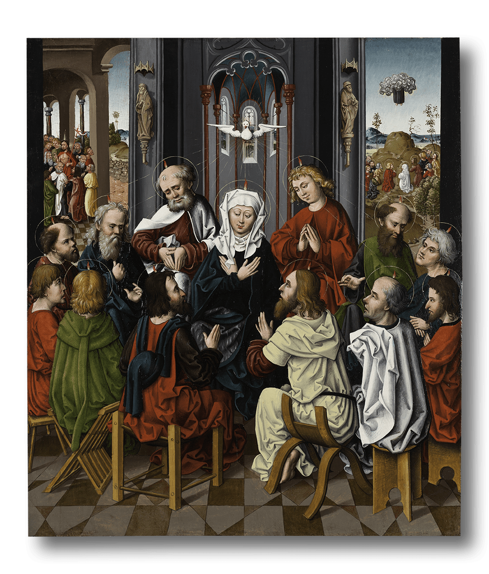 <span class="artist"><strong>Master of the Regensburg Hostienfrevel</strong></span>, <span class="title"><em>The Pentecost</em>, c. 1480</span>