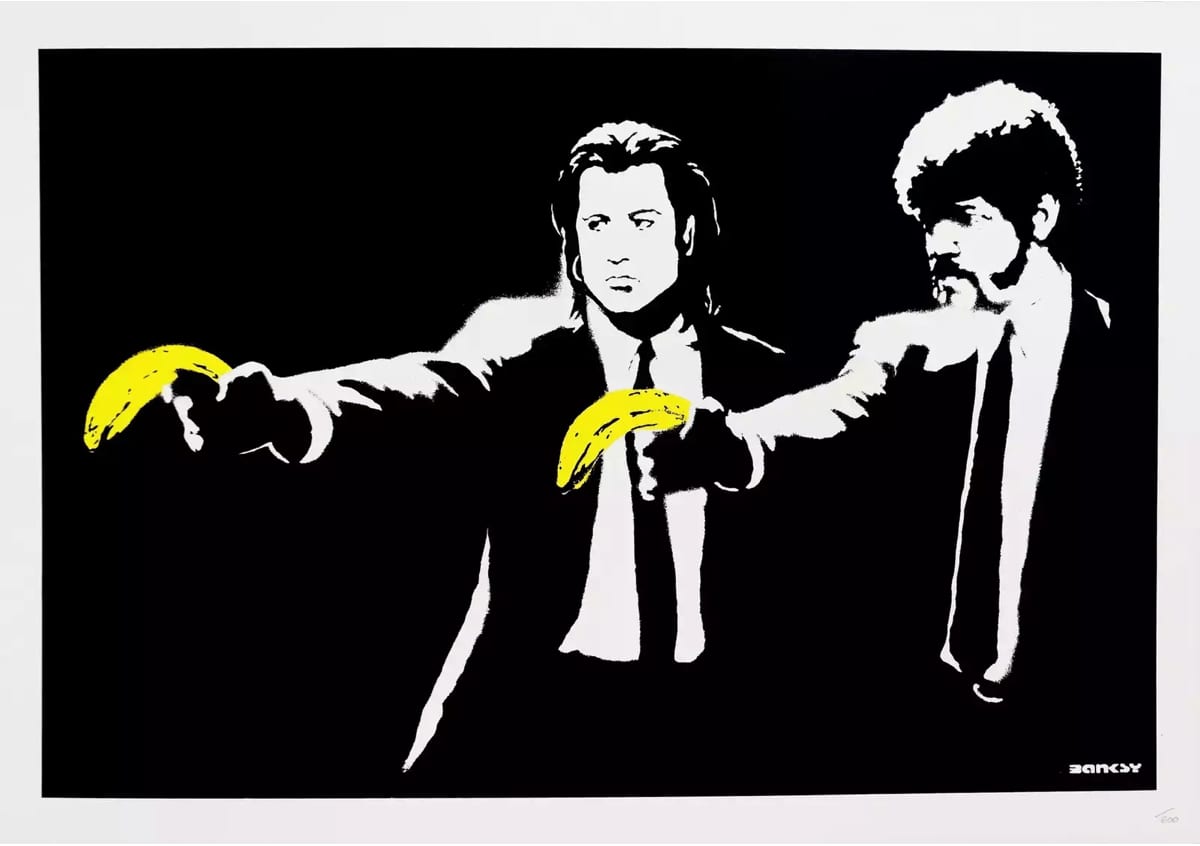 Banksy, Pulp Fiction (Unsigned), 2004
