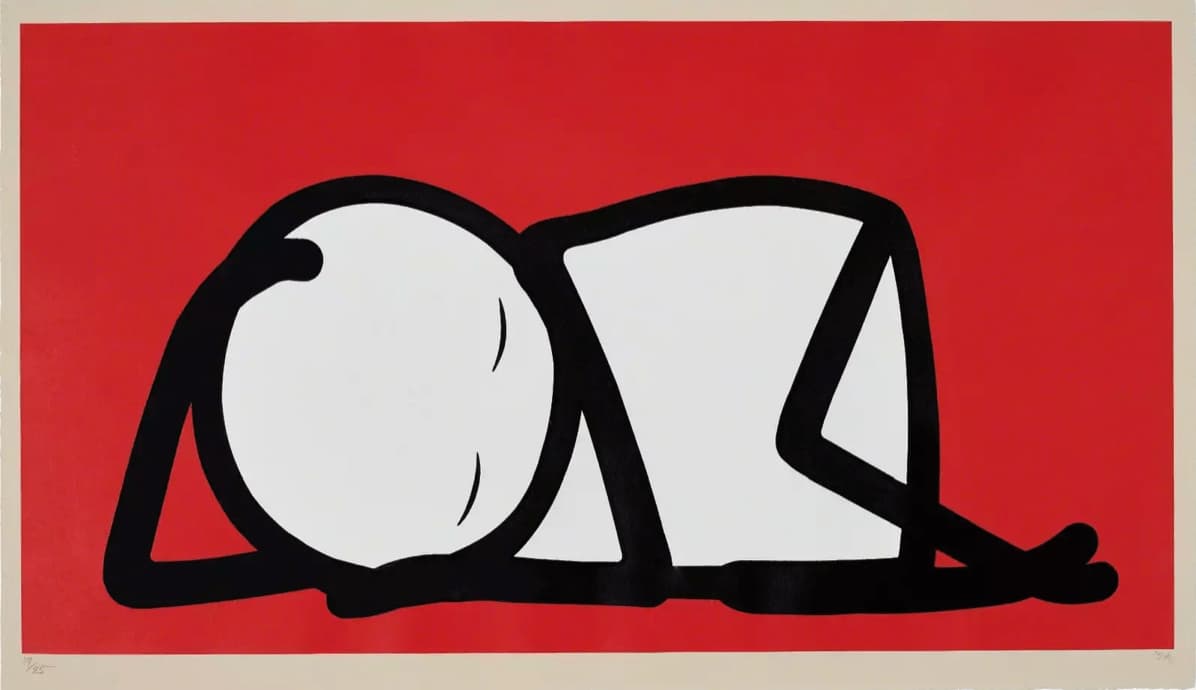 Stik, Sleeping Baby (Red), 2015