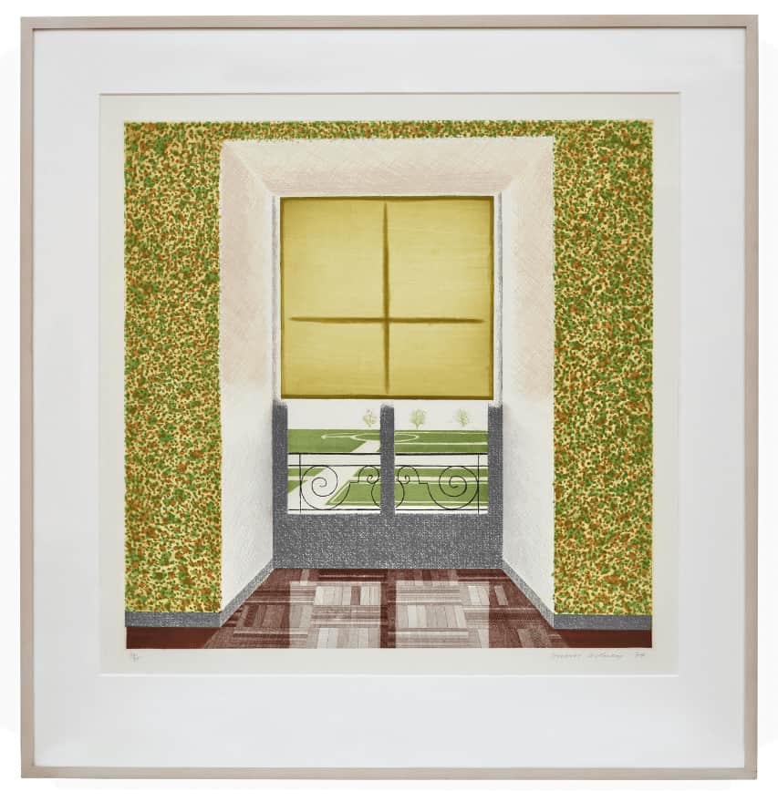 David Hockney, Contrejour in the French Style, 1974