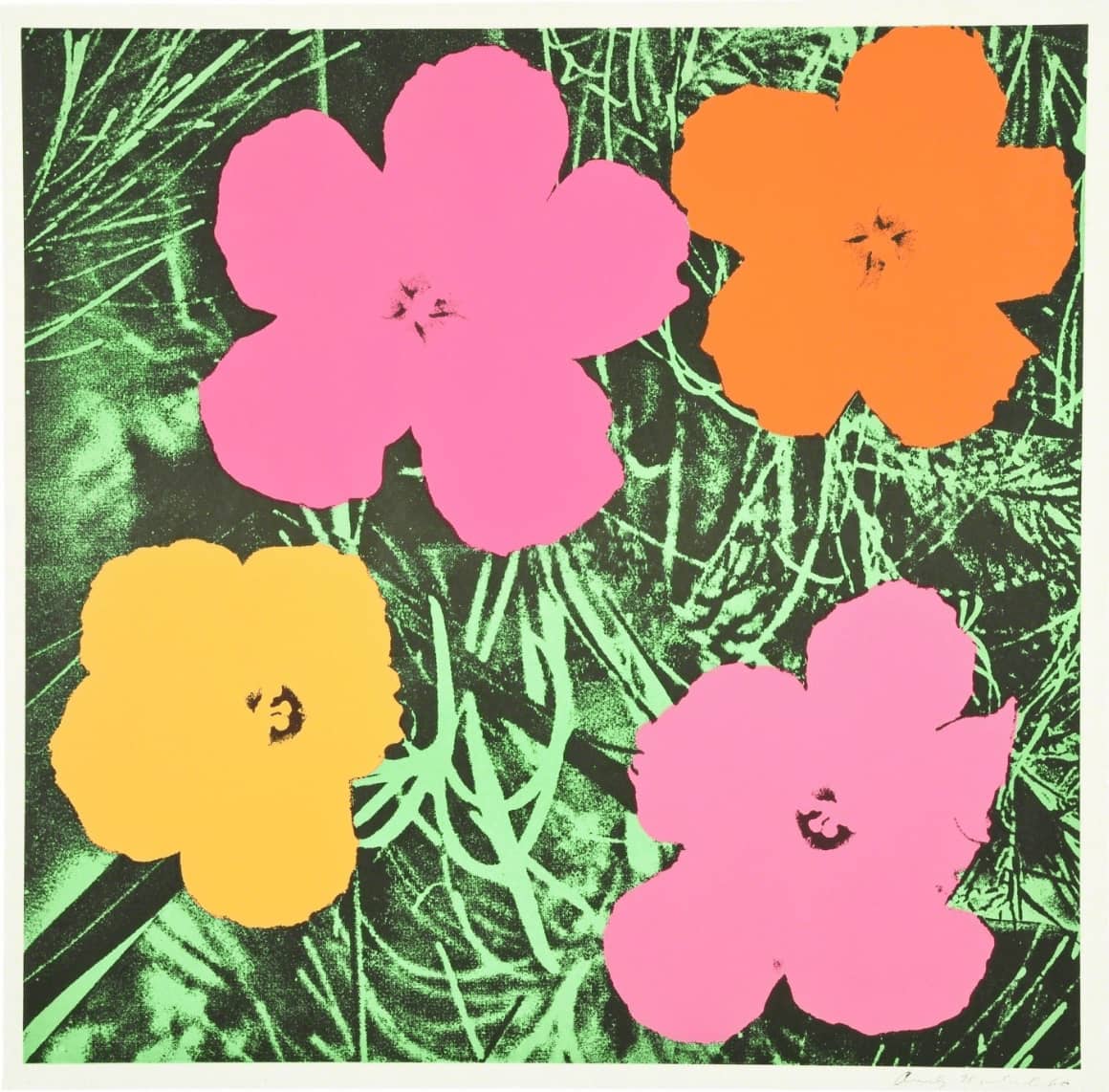 Andy Warhol Flowers (Feldman & Schellmann II.6) Offset lithograph on wove paper
