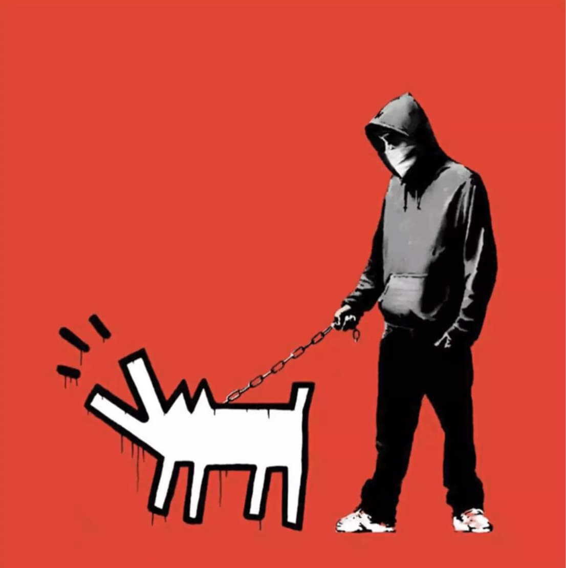 Banksy Choose Your Weapon (Red) Signed Screenprint on paper