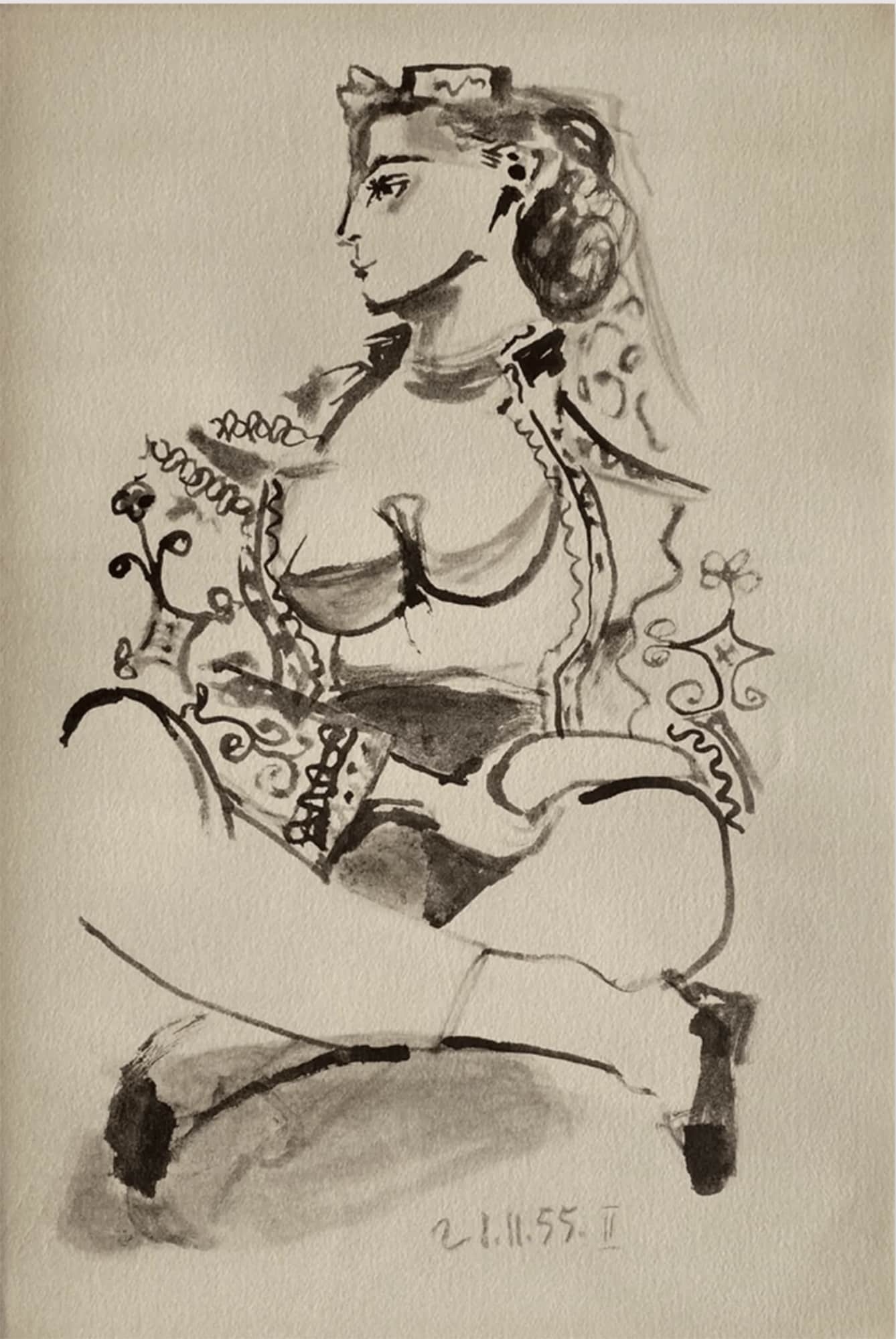 Pablo Picasso, Carnet de la Californie Lithograph (21.11.55 VI), 1959
