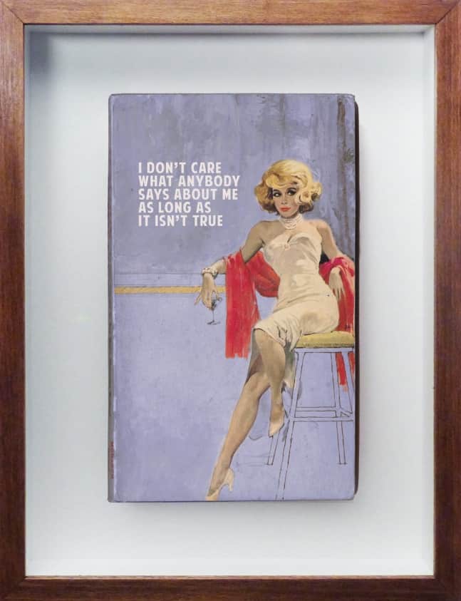 The Connor Brothers I Don't Care What Anybody Says Hand Painted Vintage Paperback with Silkscreen