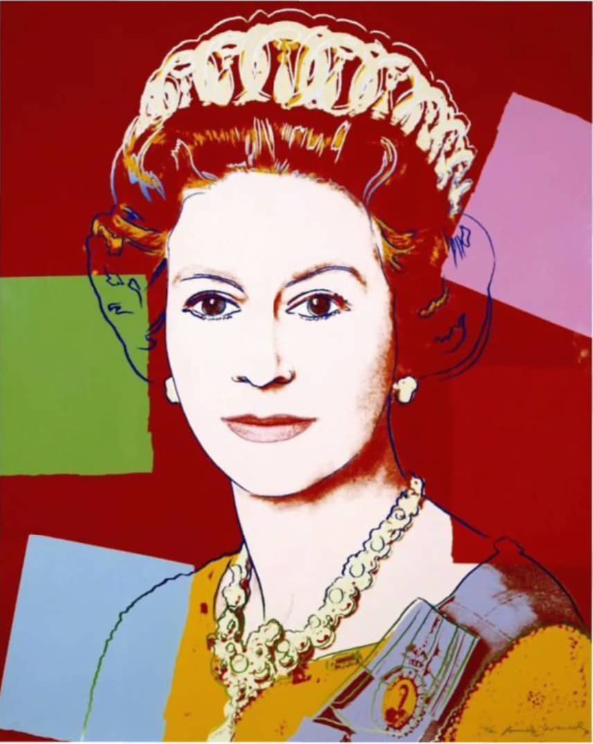 Andy Warhol, Queen Elizabeth II, from Reining Queens, 1985