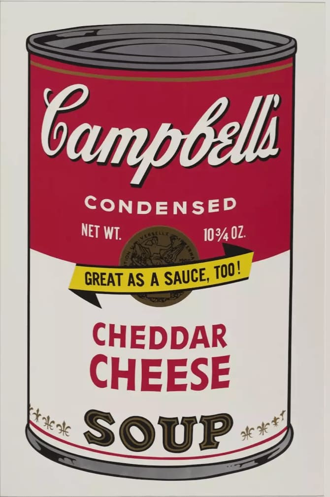 Andy Warhol, Campbells Soup II: Cheddar Cheese F&SII.63, 1969