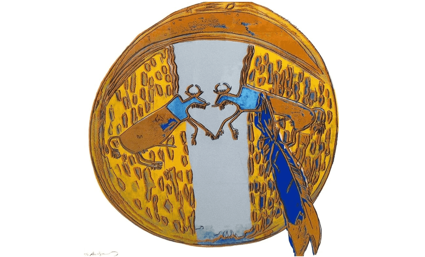 Andy Warhol, Plains Indian Shield II.382, 1986