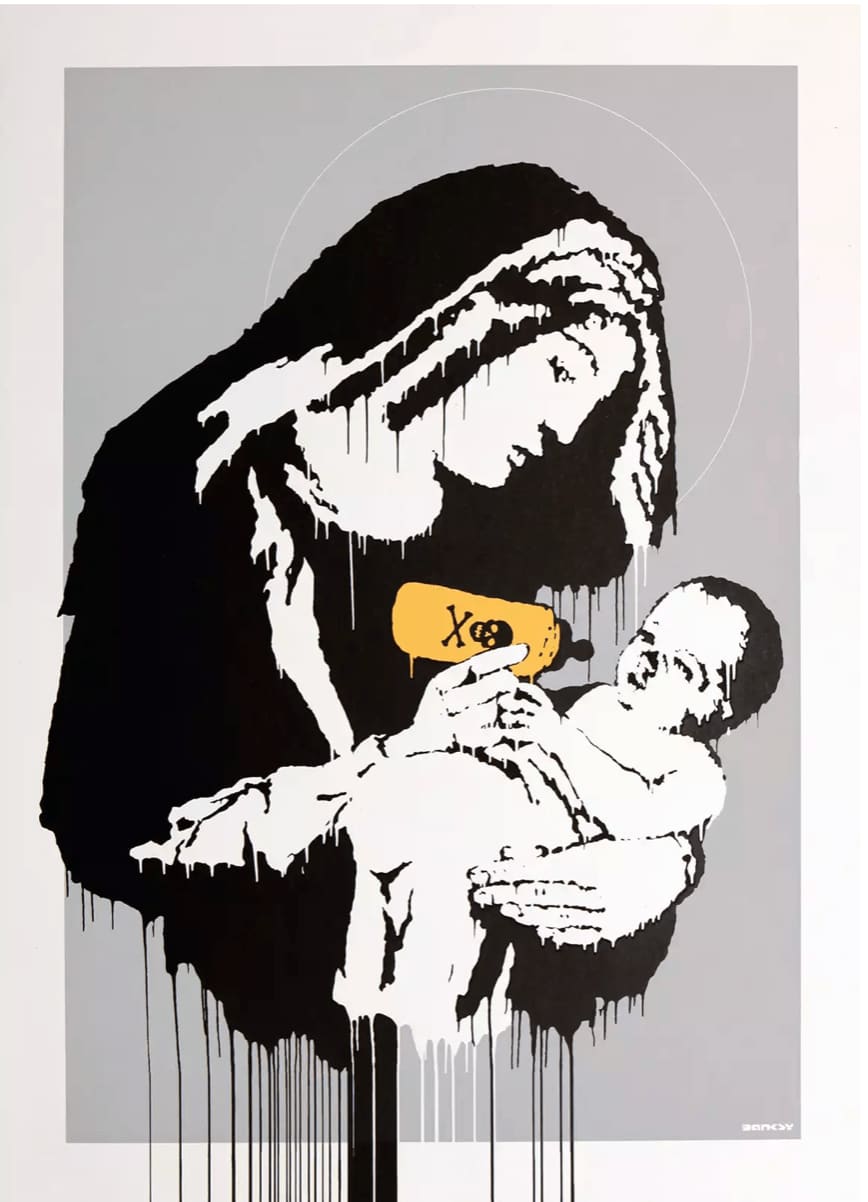 Banksy Toxic Mary (Unsigned) Screenprint on paper