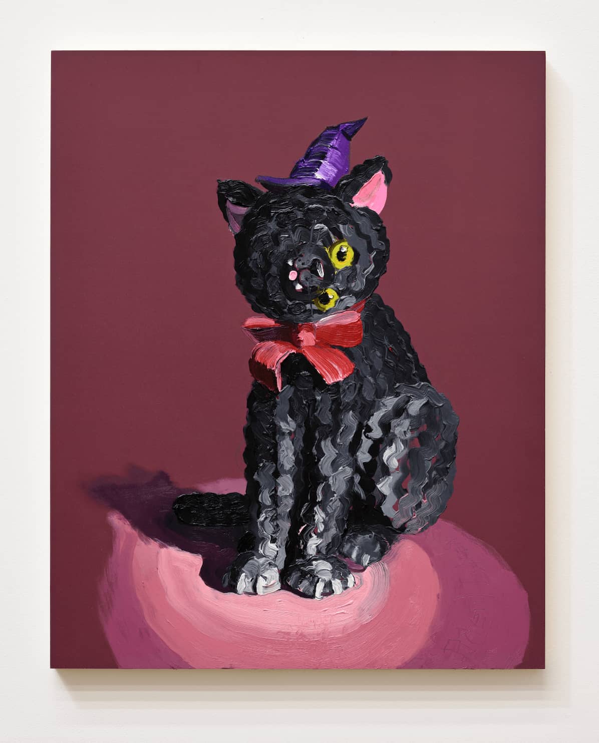 Brent Estabrook, Black Cat with a Hat, 2023