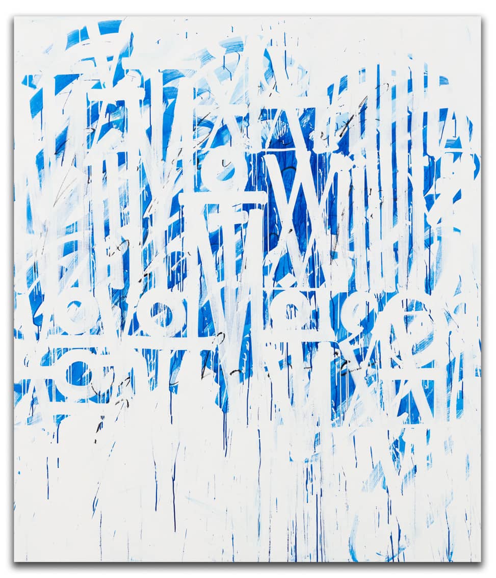 Eye Can't Live With You Eye Can't Live Without You - acrylic on canvas by RETNA