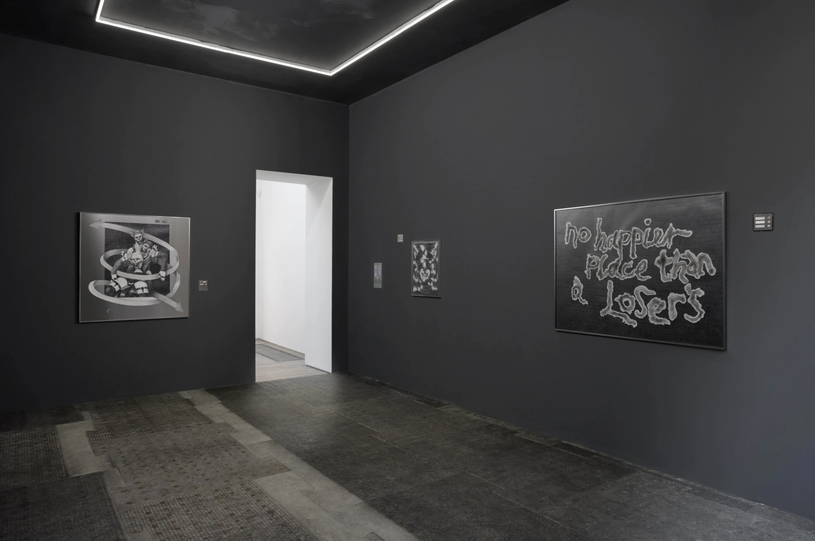 Jenkin van Zyl: Dance of the Sleepwalkers, installation view, Edel Assanti, London, 2024. Photo: Tom Carter.
