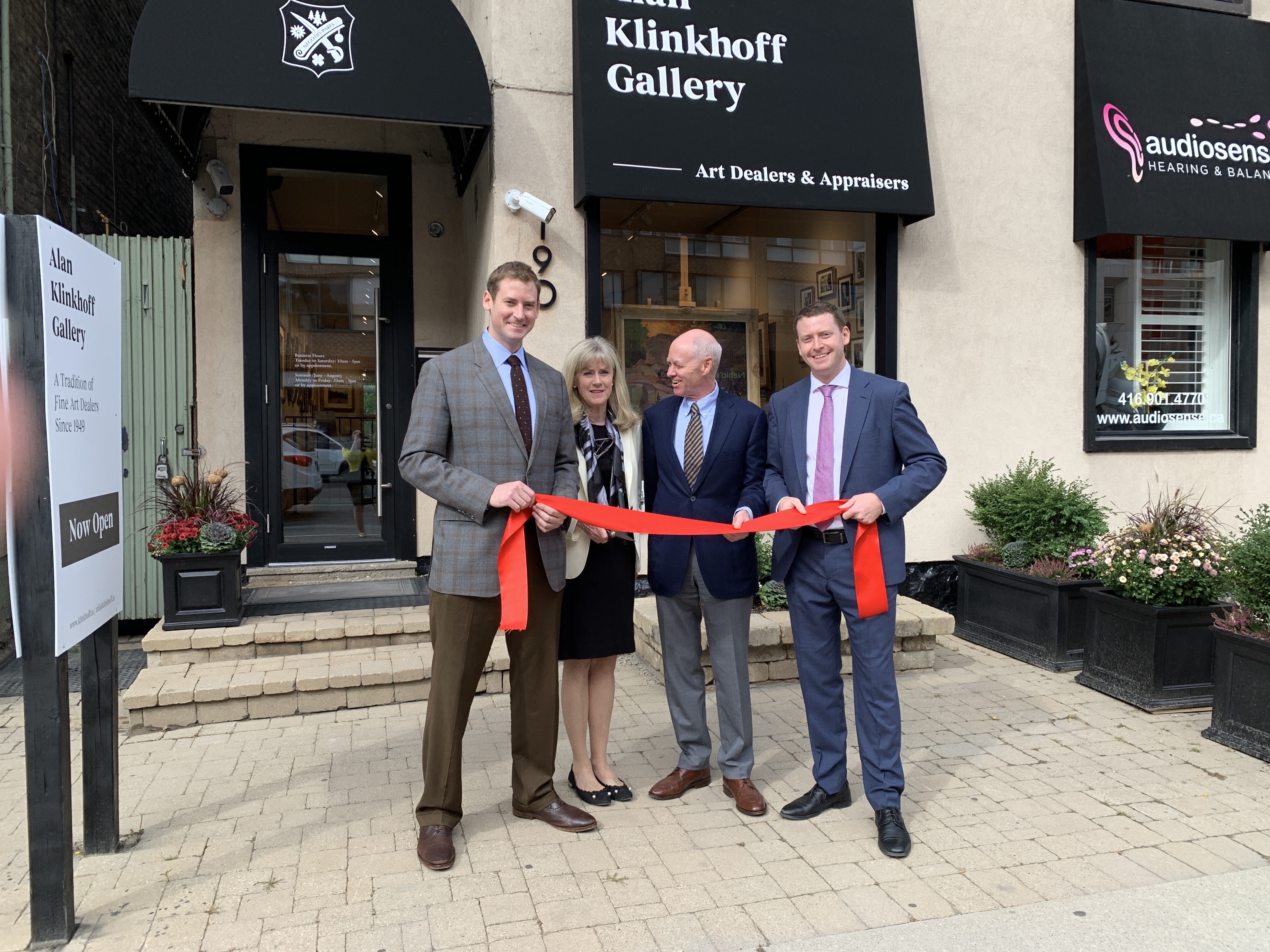 Jonathan, Helen, Alan and Craig at our new Toronto location in September 2019