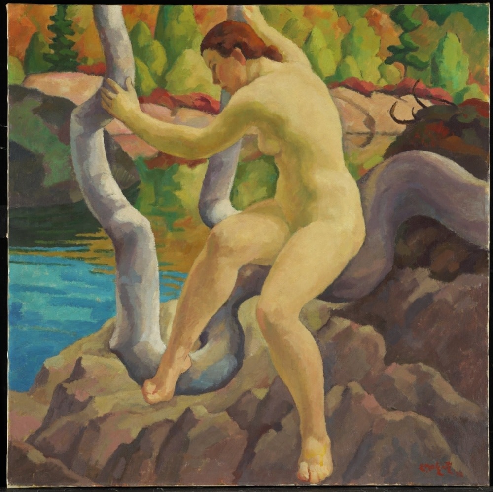 Edwin Holgate, Early Autumn, 1938, Oil on canvas, 72.5 x 72.5 cm, National Gallery of Canada, Accession No. 4355