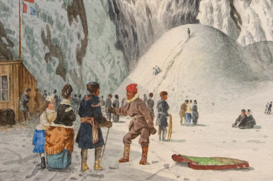 Ice Cone at Montmorency Falls 8 x 11 detail-3