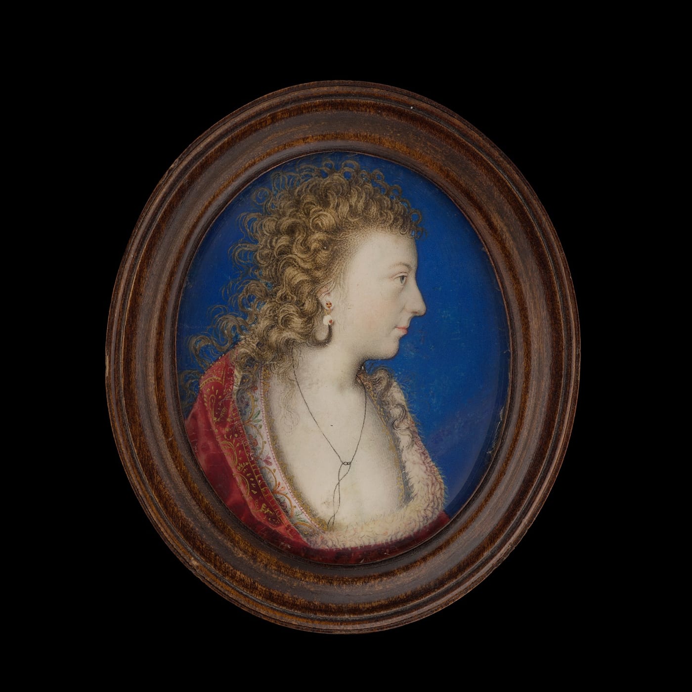 Isaac Oliver, A lady in masquing attire, formerly called Alice, née Spencer, Countess of Derby, c.1600-10