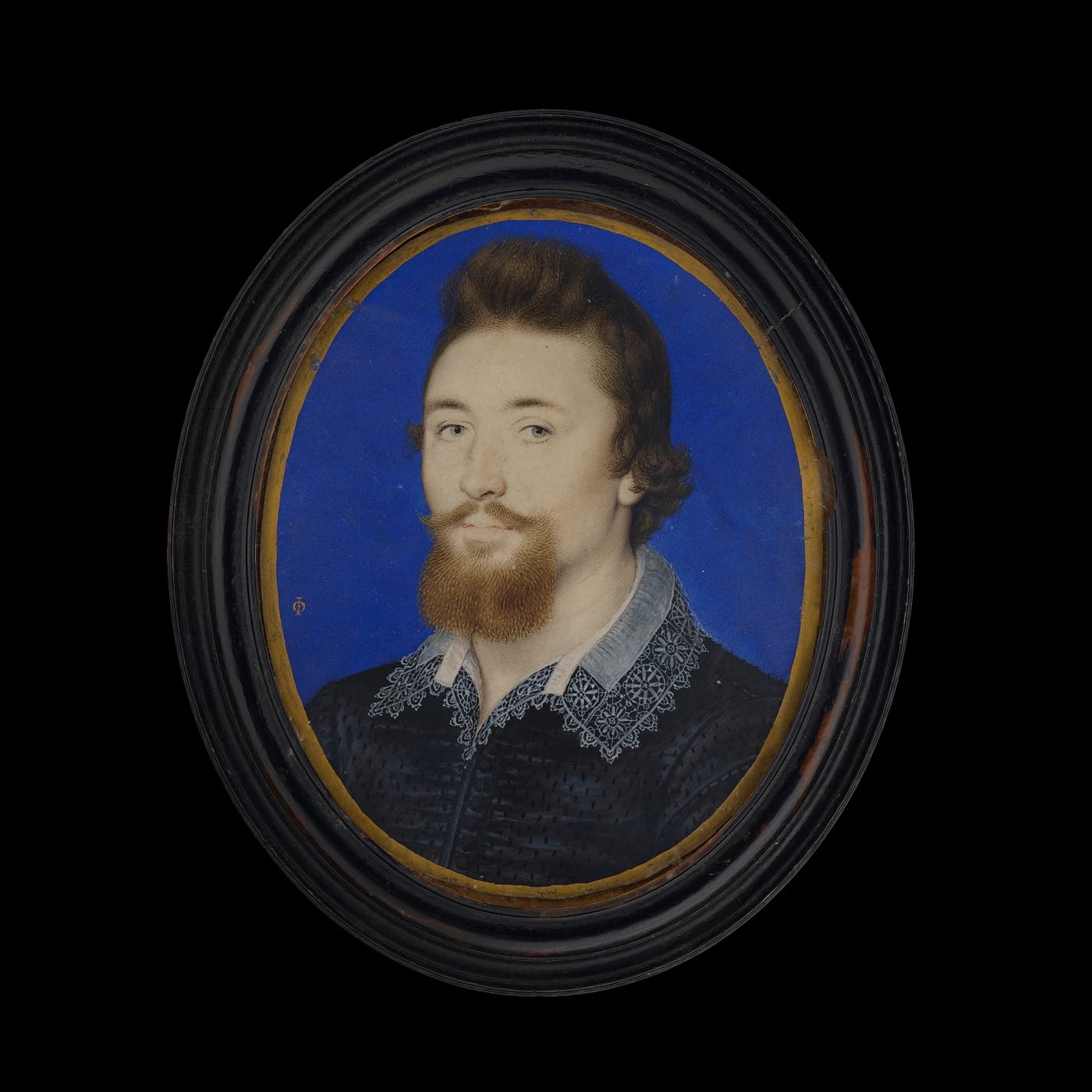 Isaac Oliver, A man, probably a follower of Elizabeth I’s favourite, Robert Devereux, 2nd Earl of Essex, c.1595-1600