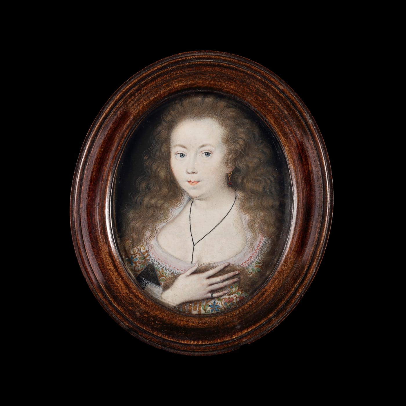 Isaac Oliver, A lady, said to be Lady Eleanor Davies (1590-1652), née Touchet [other married name Douglas, c.1609