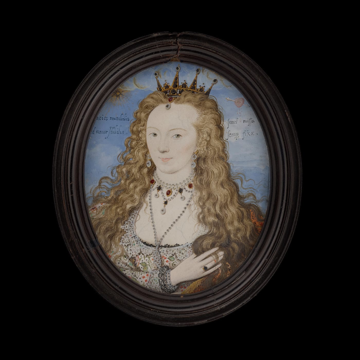 Nicholas Hilliard, A lady, traditionally identified as Elizabeth (1588-1633), née Stanley, Countess of Huntingdon, c.1603-1615