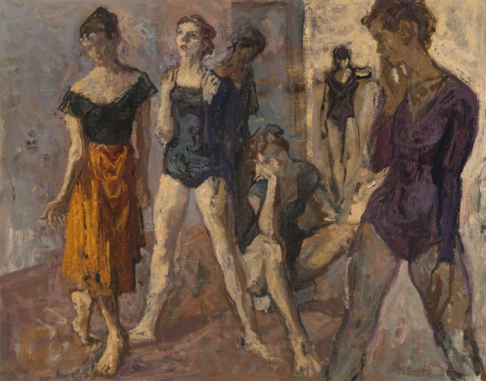 Moses Soyer - Seven Dancers