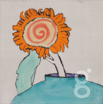 絵画 Richard Spare リチャード・スペア 絵画(版画額装品/ドライポイント＋手彩