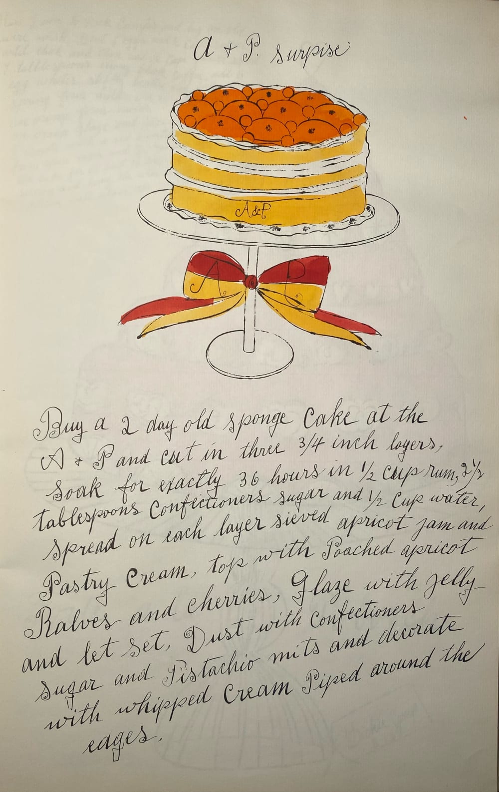 Andy Warhol, Cover Page, from Wild Raspberries, A Title Page
