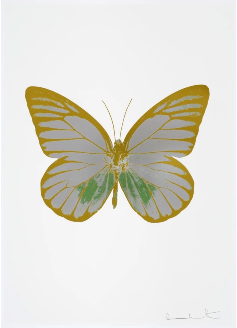 Damien Hirst, Souls I (Emerald Green , Oriental Gold) , 2010 Damien Hirst, Souls I (Emerald Green , Oriental Gold) , 2010