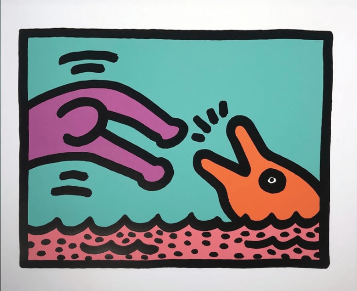 Keith Haring, Pop Shop V (A) (Littmann PP. 148), 1989 | Guy