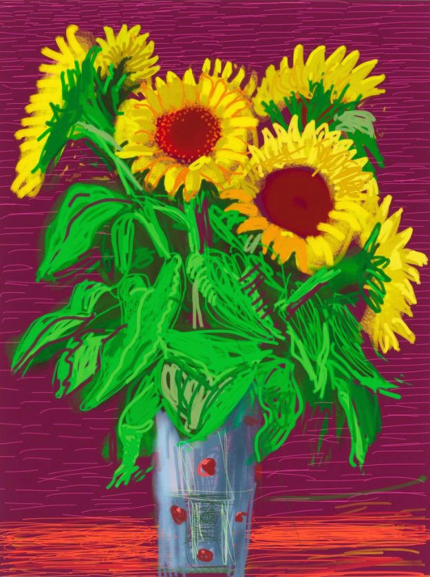 David Hockney, Sunflowers, 2010 | Guy Hepner