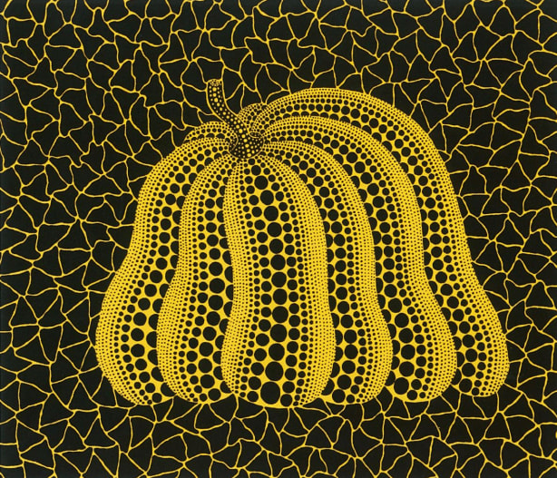 【メール便不可】 Pumpkin Kusama, Yayoi RY, Hepner Guy | 2004 絵画