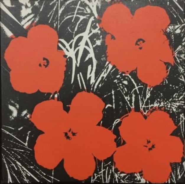油絵アート（orange flower） 油絵アート（orange flower） 油絵アート（orange flower） 油絵