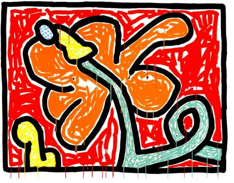 Keith Haring, Flowers Full Portfolio, 1990 | Guy Hepner
