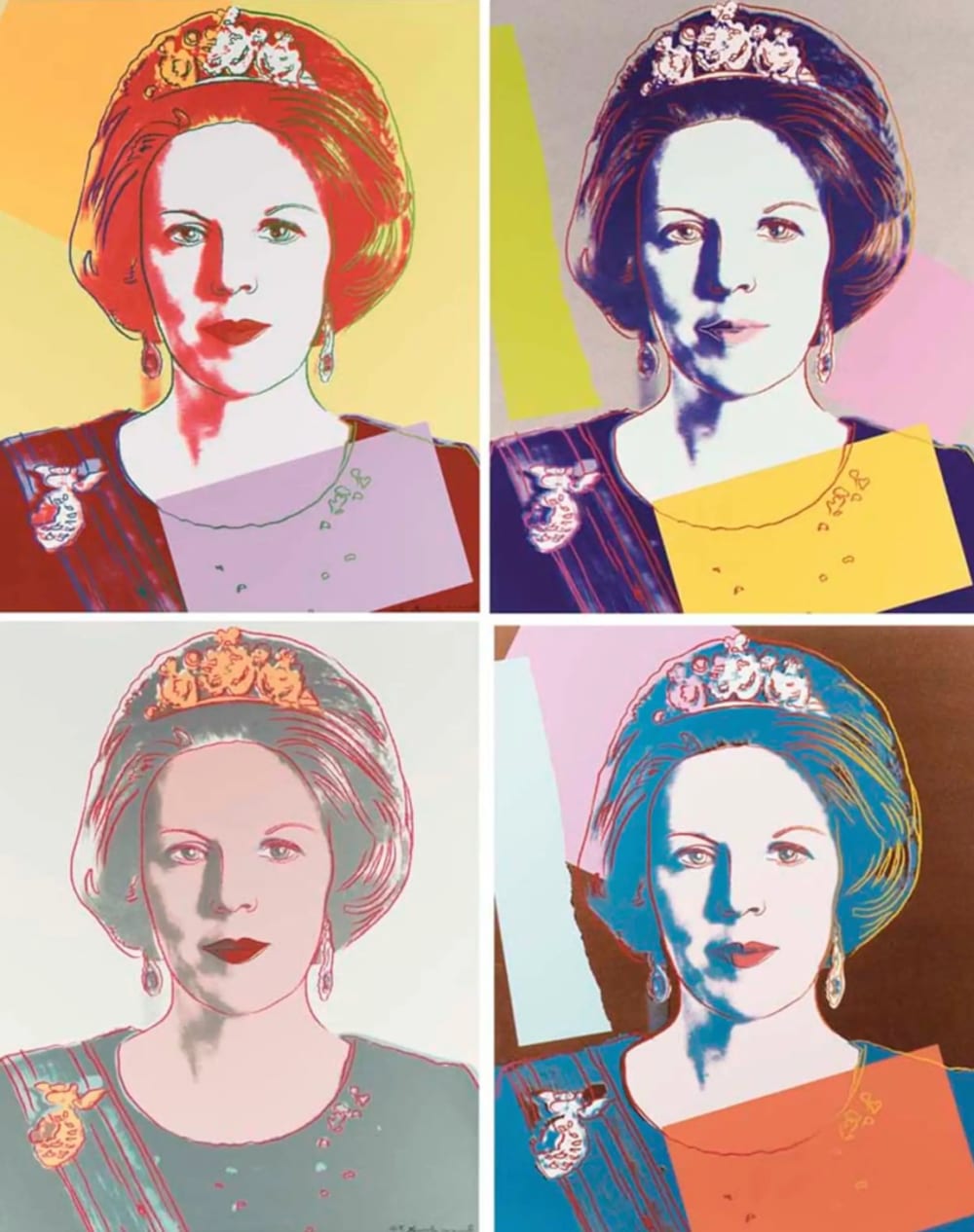 Andy Warhol, Queen Ntombi Twala of Swaziland F.S. II 346-349